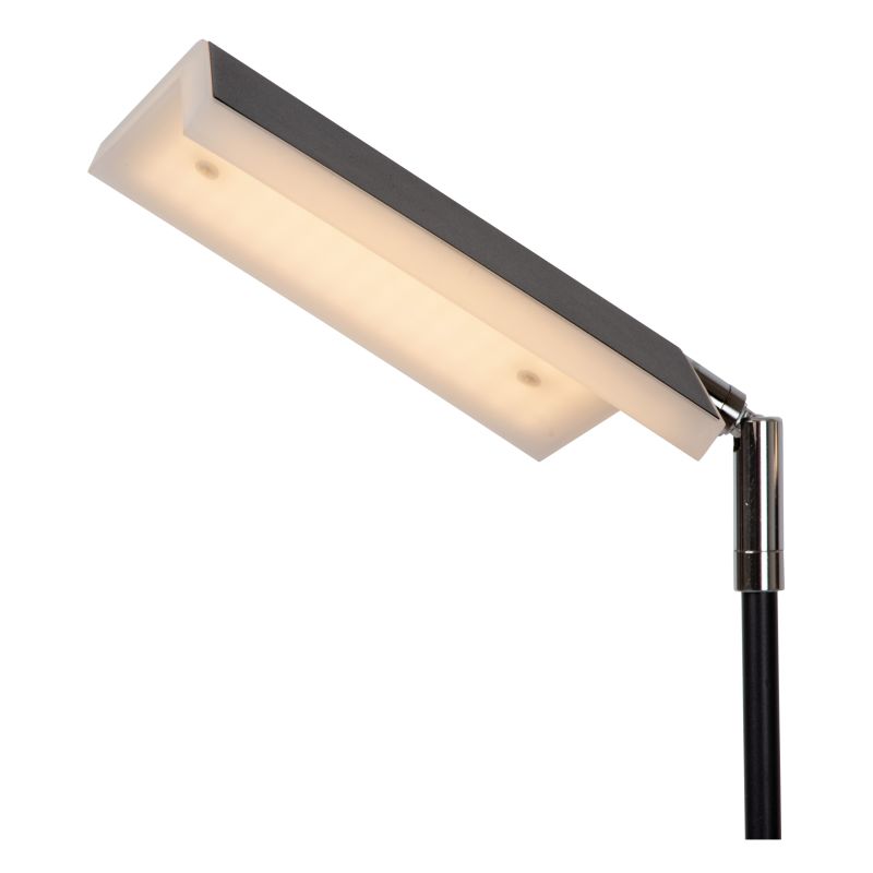Lucide AARON - Stojacia lampa - LED Dim. - 1x10W 4000K - Čierna